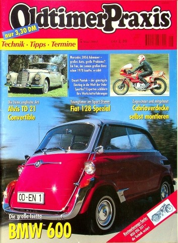 Deckblatt Oldtimer Praxis (05/2001)
